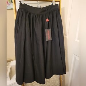 BNWT La Femme En Noir Sleepy Hollow Ichabod Swing Skirt Size L